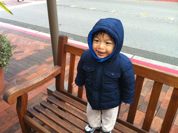 2011.11.12 - Standing on a Bench